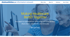 Desktop Screenshot of informationnetwork.thehealthline.ca